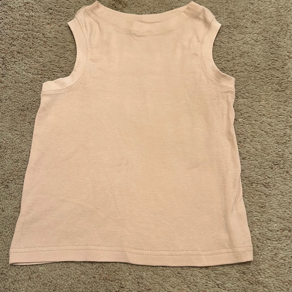 light pink tank top